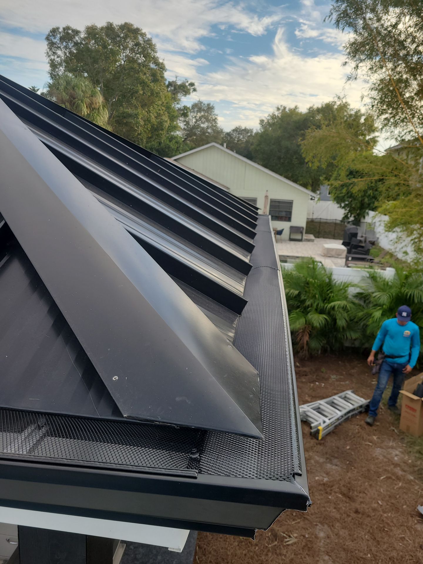 Longboat Key Florida Seamless Gutter Installation